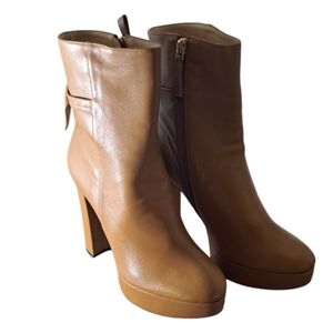New Alexandre Birman Clarita Rachel in Elm Nappa Leather Boot 38.5/ 8- 8.5